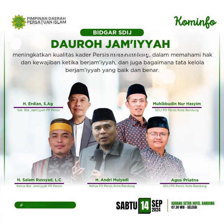 Dauroh Jamiyyah SDIJ PD PERSIS Kabupaten Gresik